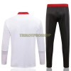 CR Flamengo Sweatshirts Anzüge Suit Quarter-zip 2021-22 Weiße Für Herren